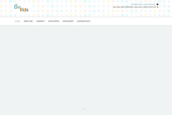 Kidslife theme site design template sample