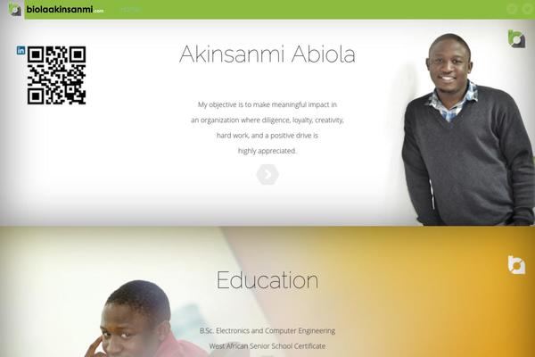 Fable theme site design template sample