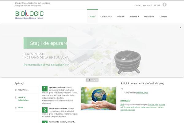 123Ecology theme site design template sample