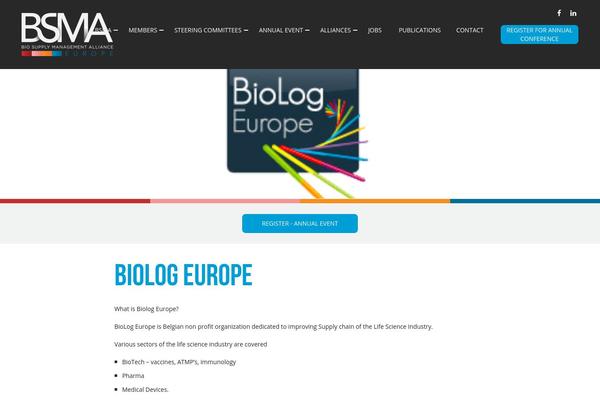 biologeurope.com site used Bsma