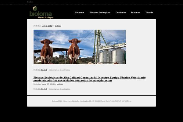bioloma.es site used Theme1152