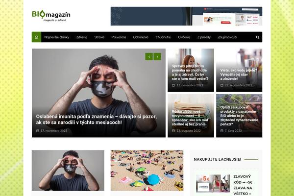 Cream Magazine theme site design template sample