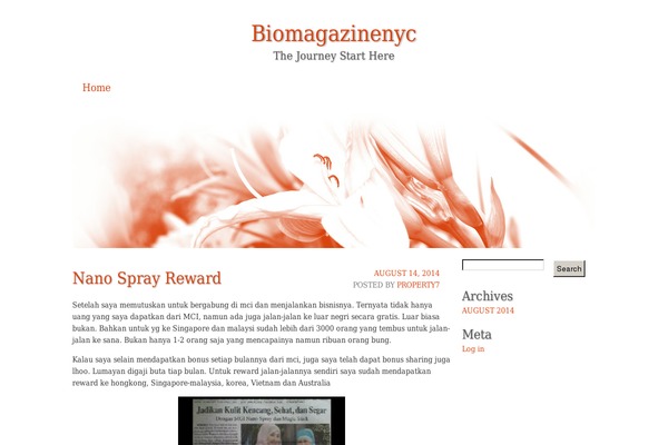 Lagom theme site design template sample