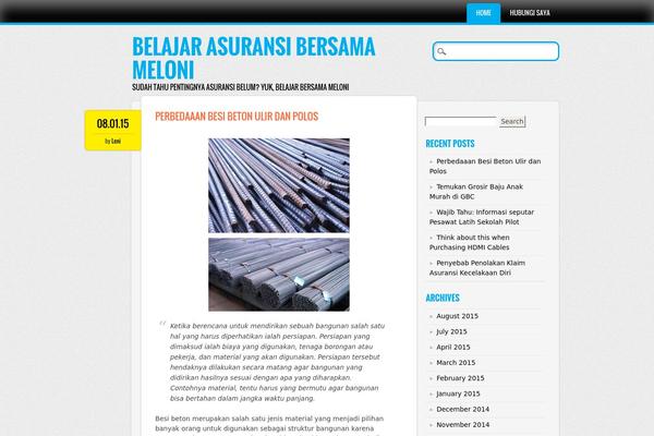 Newsworthy theme site design template sample