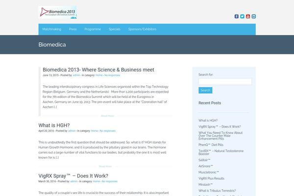 Medica Lite theme site design template sample