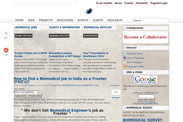 Site using Subscribe2 plugin