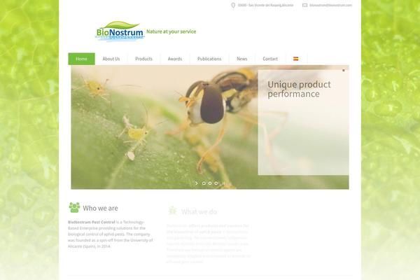 Eco Nature theme site design template sample