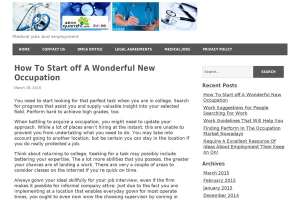 Minimize theme site design template sample