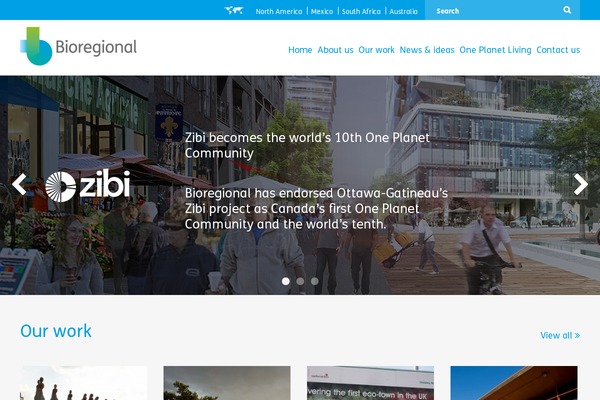 bioregional.co.uk site used Bioregional