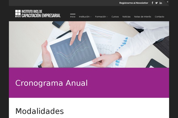 Corporativo theme site design template sample