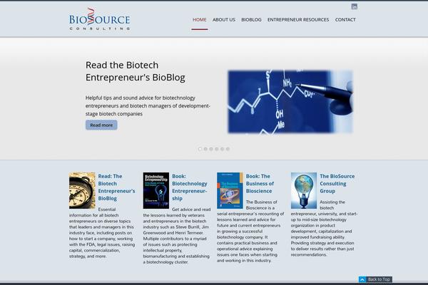 Belle theme site design template sample