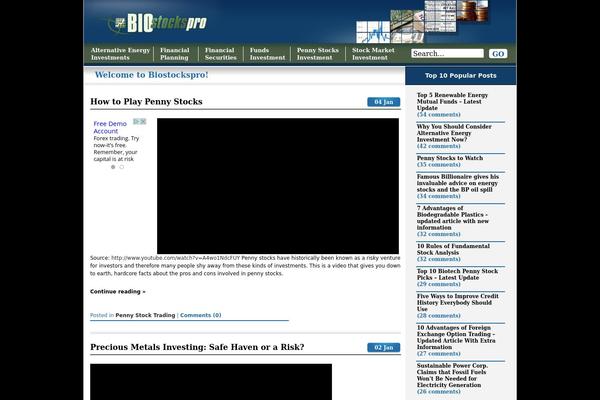 biostockspro.com site used Grass-roots