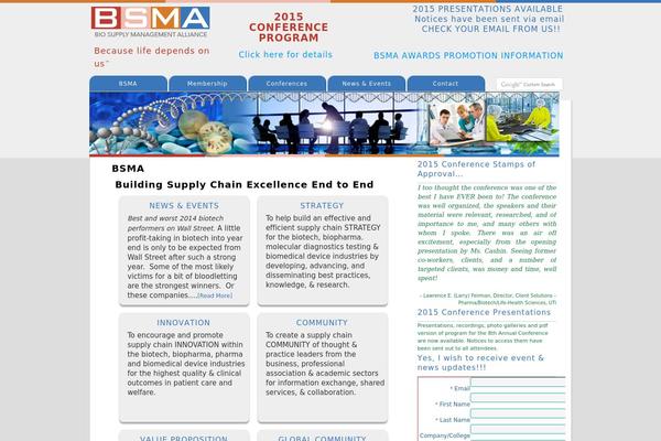 biosupplyalliance.com site used Customwptheme