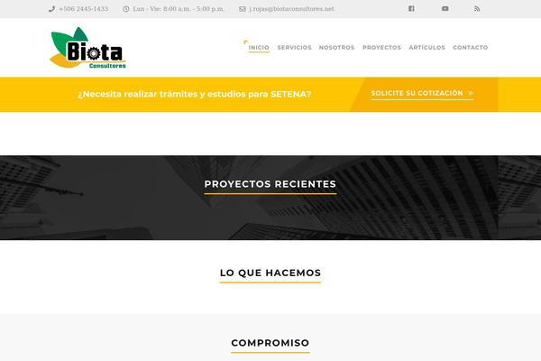 Structure theme site design template sample