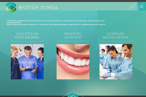 Biotech theme site design template sample