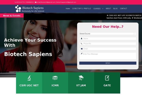 Site using T4B News Ticker plugin