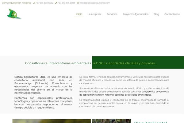 BeTheme Child theme site design template sample
