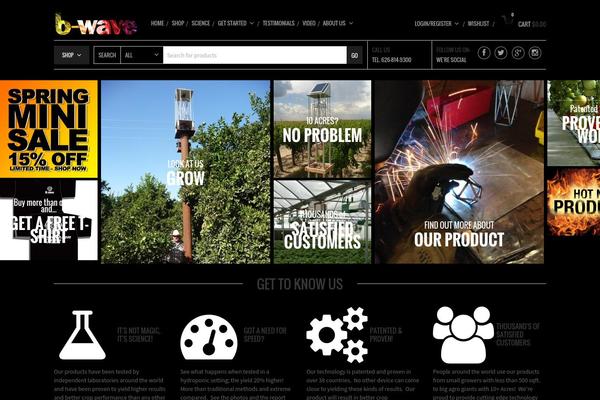 Mindig theme site design template sample