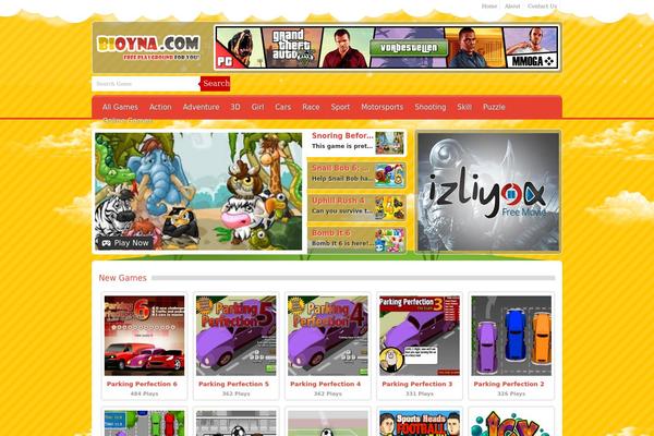 Juzk-game theme websites examples