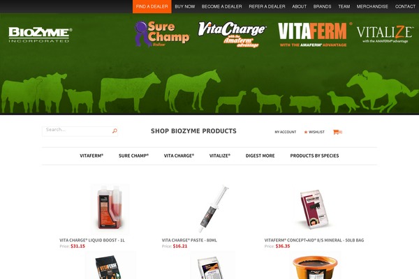 biozymeproducts.com site used Biozyme