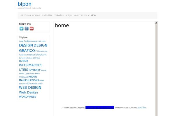 WordPress website example screenshot