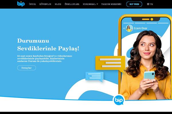 Bip theme site design template sample