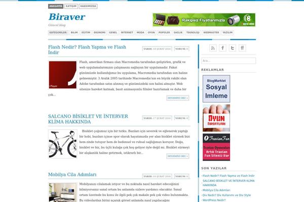 Bisade theme site design template sample