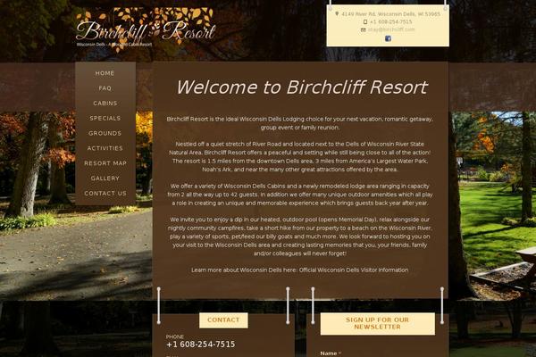 birchcliff.com site used Retreat