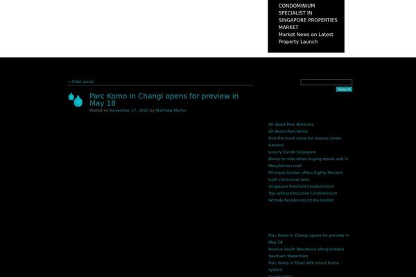 Bwater theme site design template sample