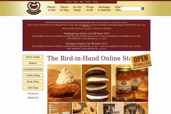 bird-in-handonlinestore.com site used Bird-in-hand