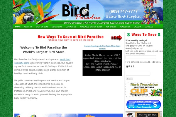 Site using WordPress Countdown plugin plugin