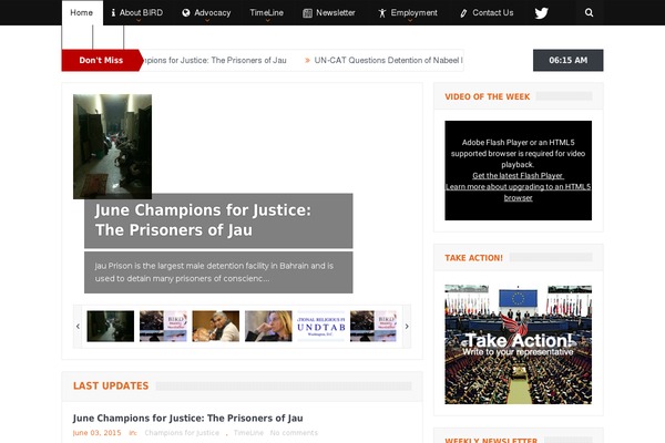Site using WP News and Scrolling Widgets plugin