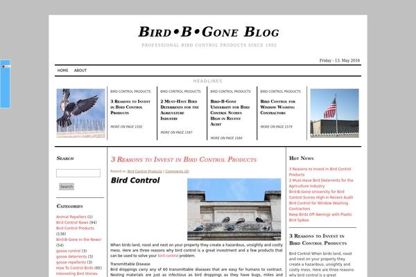 birdcontrolblog.com site used German Newspaper