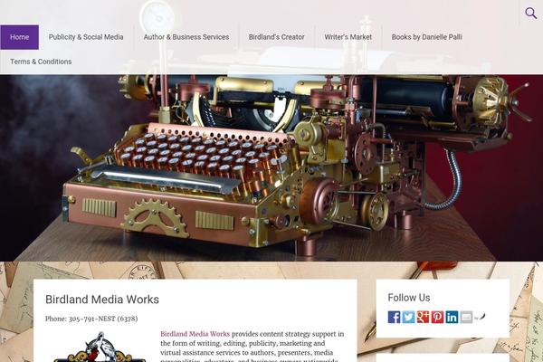 Radiate theme site design template sample