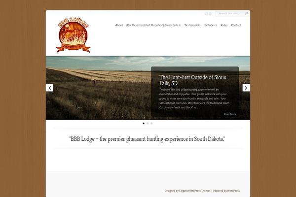 Chameleon theme site design template sample