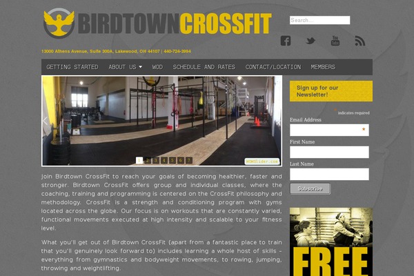 Gridiculous theme site design template sample