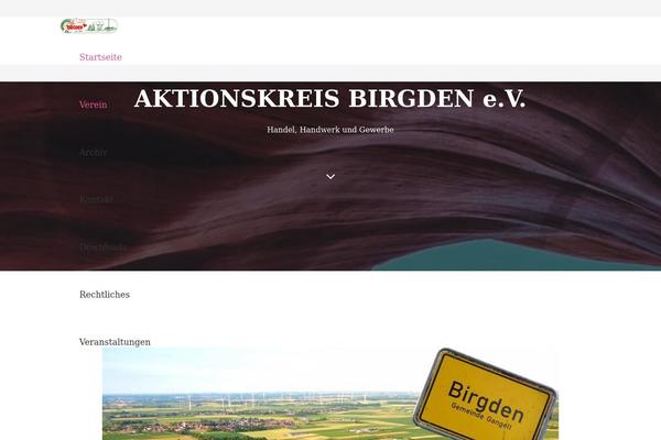 Impreza theme site design template sample