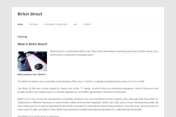 Twenty Twelve theme site design template sample