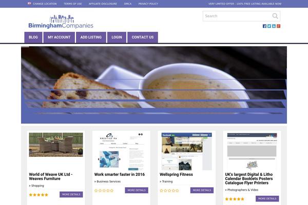 Dt theme site design template sample