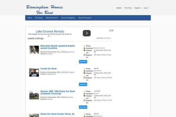 Classifiedtheme theme site design template sample