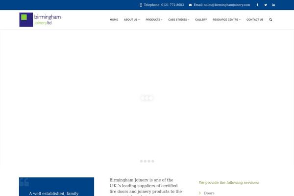 Enfold theme site design template sample