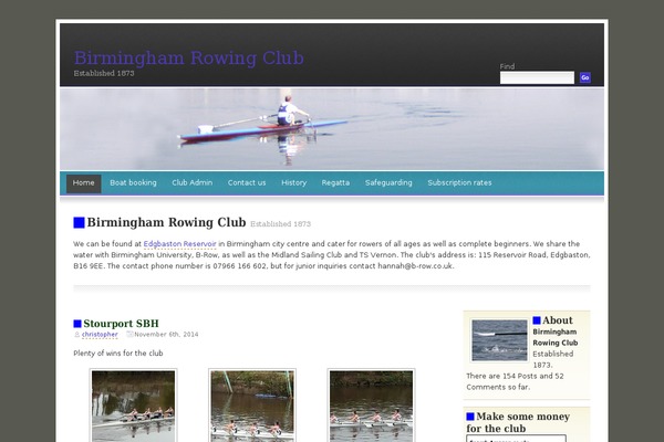 Hemingway theme site design template sample