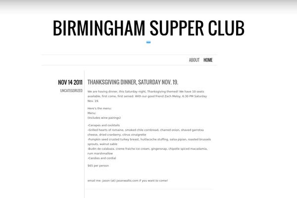 Chunk theme site design template sample