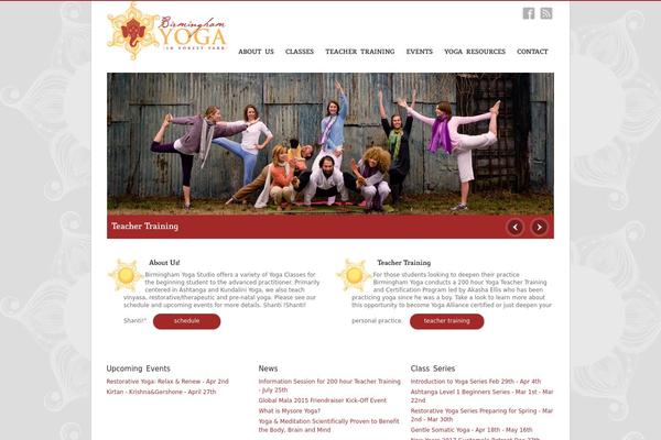 birminghamyoga.com site used Graffiti