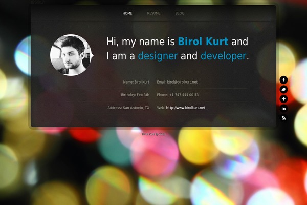 birolkurt.net site used Veecard