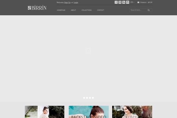 Zonda theme site design template sample