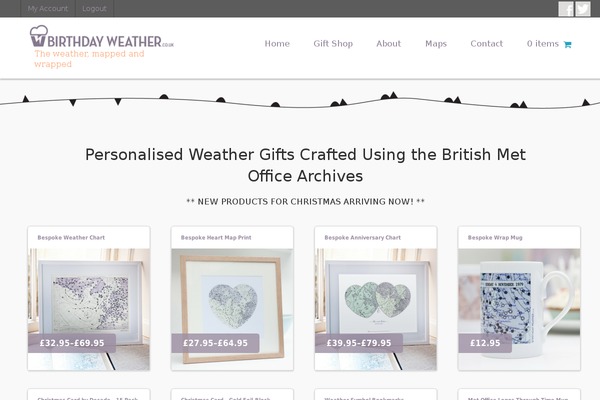 birthdayweather.co.uk site used For The Cause