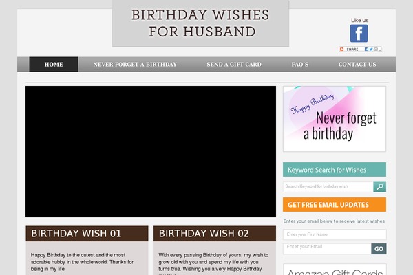 birthdaywishesforhusband.net site used Birthday