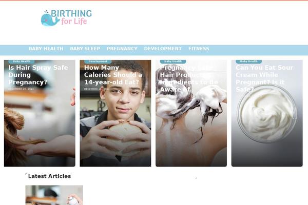 Pixwell theme site design template sample