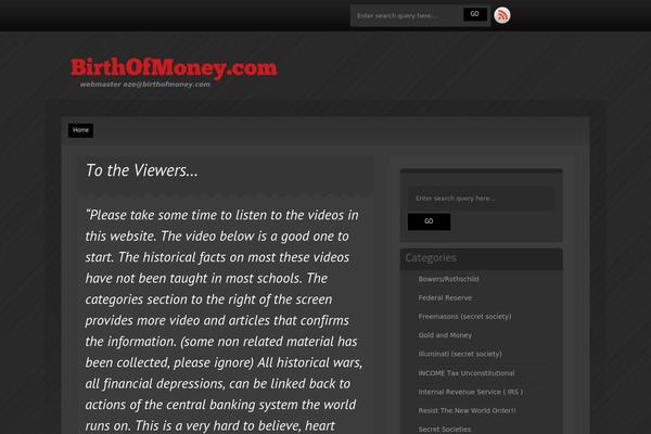 Destro theme site design template sample